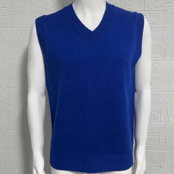 Knitwear Street Slim Fit V-neck Sleeveless Vest